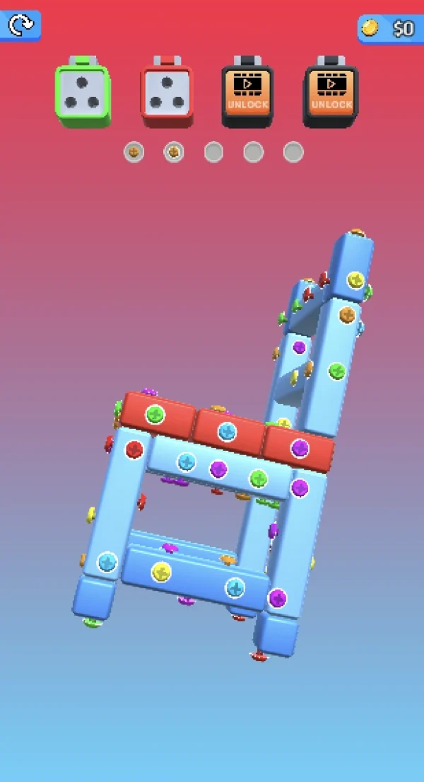 screw sort 3d