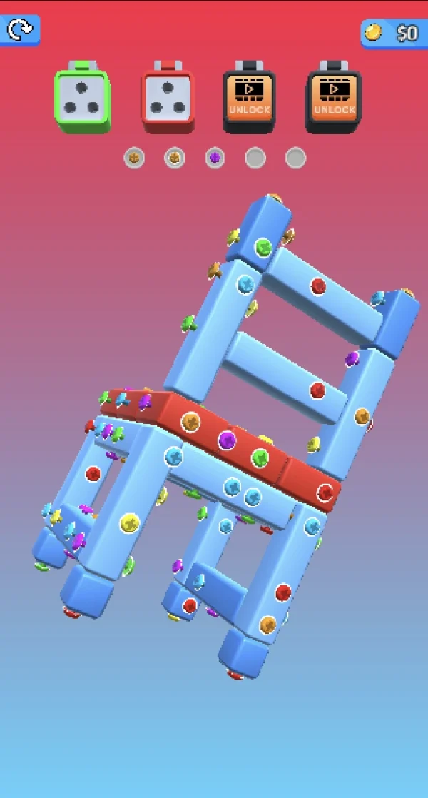 screw sort 3d