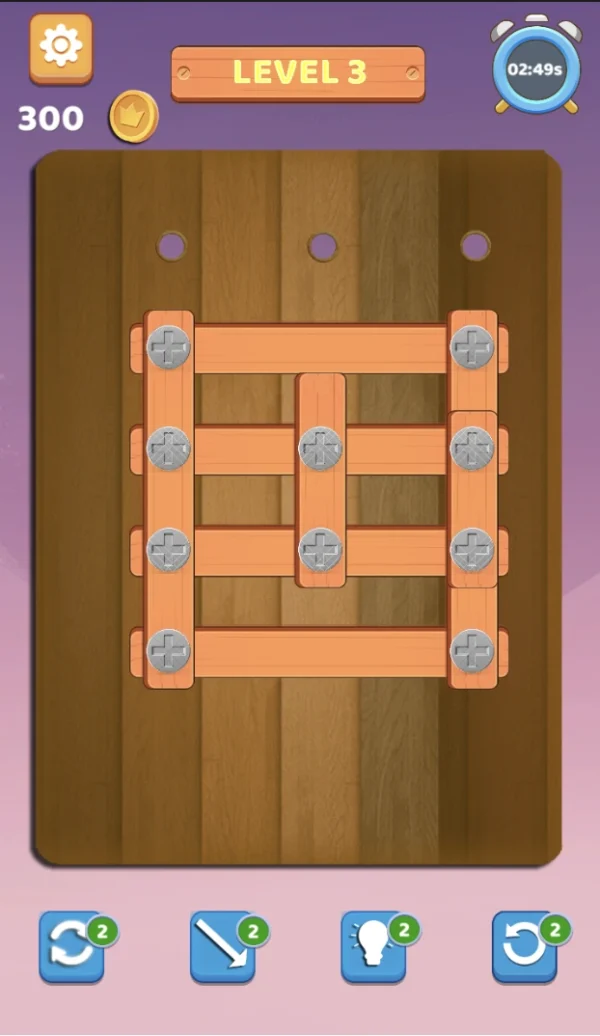 wood nuts bolts
