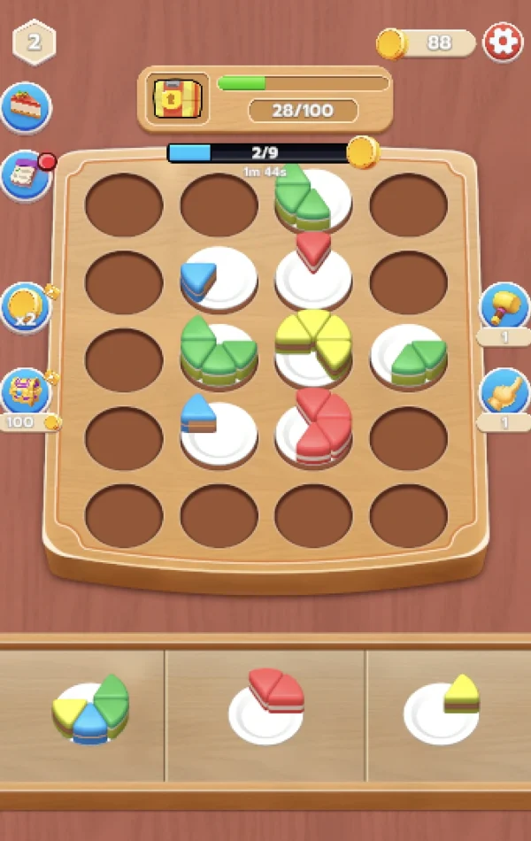 cake sort